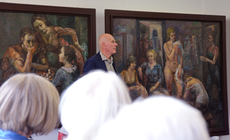 Ausstellungsansicht, Archiv Bildende Kunst-MSE - ABK Domizil in Neubrandenburg 2024,  Hans-Gerhard Templin