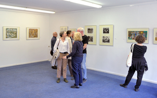 Ausstellungsansicht, Archiv Bildende Kunst-MSE - ABK Domizil in Neubrandenburg 2024,  Hans-Gerhard Templin