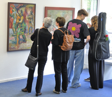 Ausstellungsansicht, Archiv Bildende Kunst-MSE - ABK Domizil in Neubrandenburg 2024,  Hans-Gerhard Templin